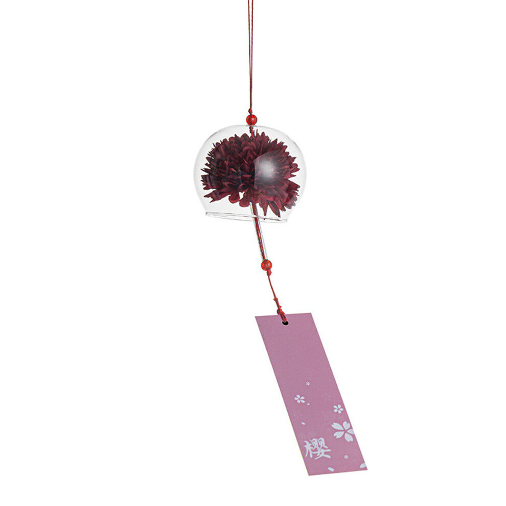 Florals Wind Chimes Japanese Wind Chimes Decors For Home-Red-image-OPC-PMPRPV2-NEW