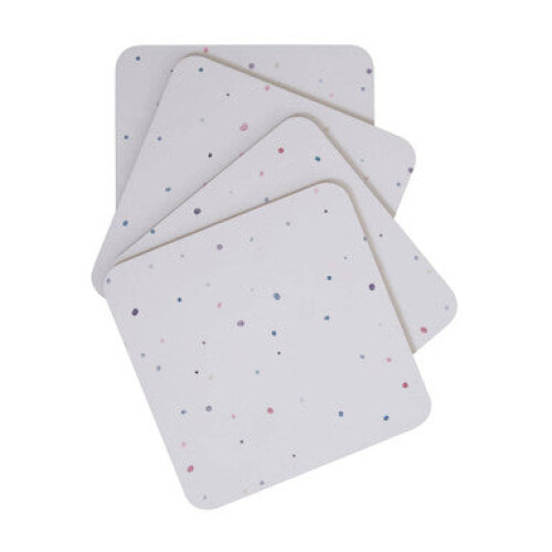 SPECKLE 4PC WILD COTTAGE COASTERS