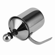 Doppelgrößen-Edelstahl-Milchschaumtopf 400ML & 800ML Handheld Kaffee-Schaummacher