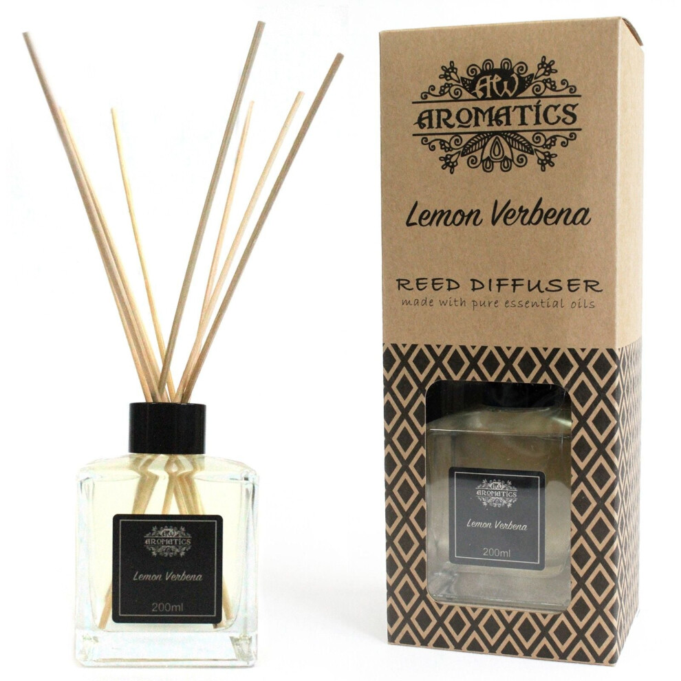 Diletto Gifts 200Ml Lemon Verbena Essential Oil Reed Diffuser