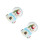 2St Resin Muzikale Xmas Sneeuwbollen Multicolor Lichteffecten Decor 8