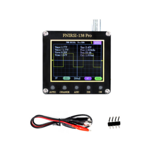 Handheld 2.4" FNIRSI 138pro Oscilloscope with PWM Output Function 2