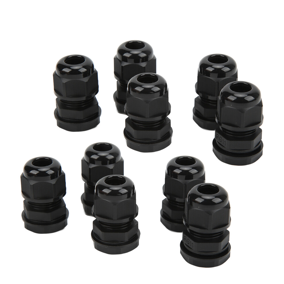 10Pcs Waterproof Pa Nylon Cable Glands Ip68 For Electrical Cabinets 5061357611603