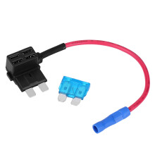 5 Stück Standard ATO ATC Sicherungs-Stromabgriff-Adapter mit Halter - Für den Autoeinsatz