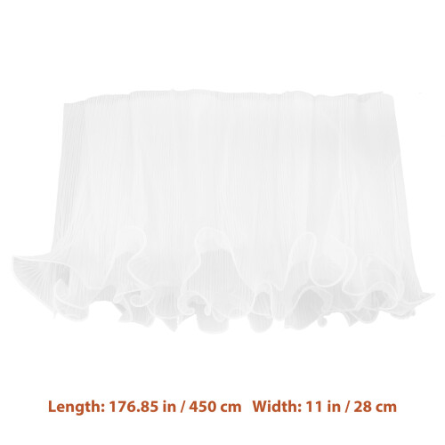 Flower Bouquet Wrapping Yarn Polyester White For Wedding Decor 2