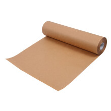 Flower Wrapping Paper Kraft Gift Brown Roll Flowers Decorative