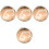4pcs Copper Incense Ash Press Seal Mold Tool 3