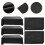 5 Pcs Rectangle Table Cover Cloth Rectangular Tablecloth Black 8