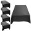 5 Pcs Rectangle Table Cover Cloth Rectangular Tablecloth Black 6