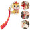 2Pcs Zodiac Snake Key Holder Resin Keychains Multi Color Charm 11