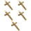 5pcs Jesus Cross Pendant Key Chain Set 7