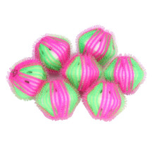 Reduce Odor with 12PCS Hair Remover Balls for Washing Machines - Rose Red