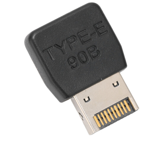 USB3.1 Type-E Adapter 90 Winkel für Motherboard PH74B, ABS 2