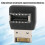 USB3.1 Type-E Adapter 90 Winkel für Motherboard PH74B, ABS 11