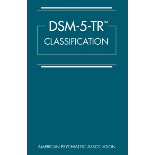 DSM5TR Classification by American Psychiatric Association Other Book