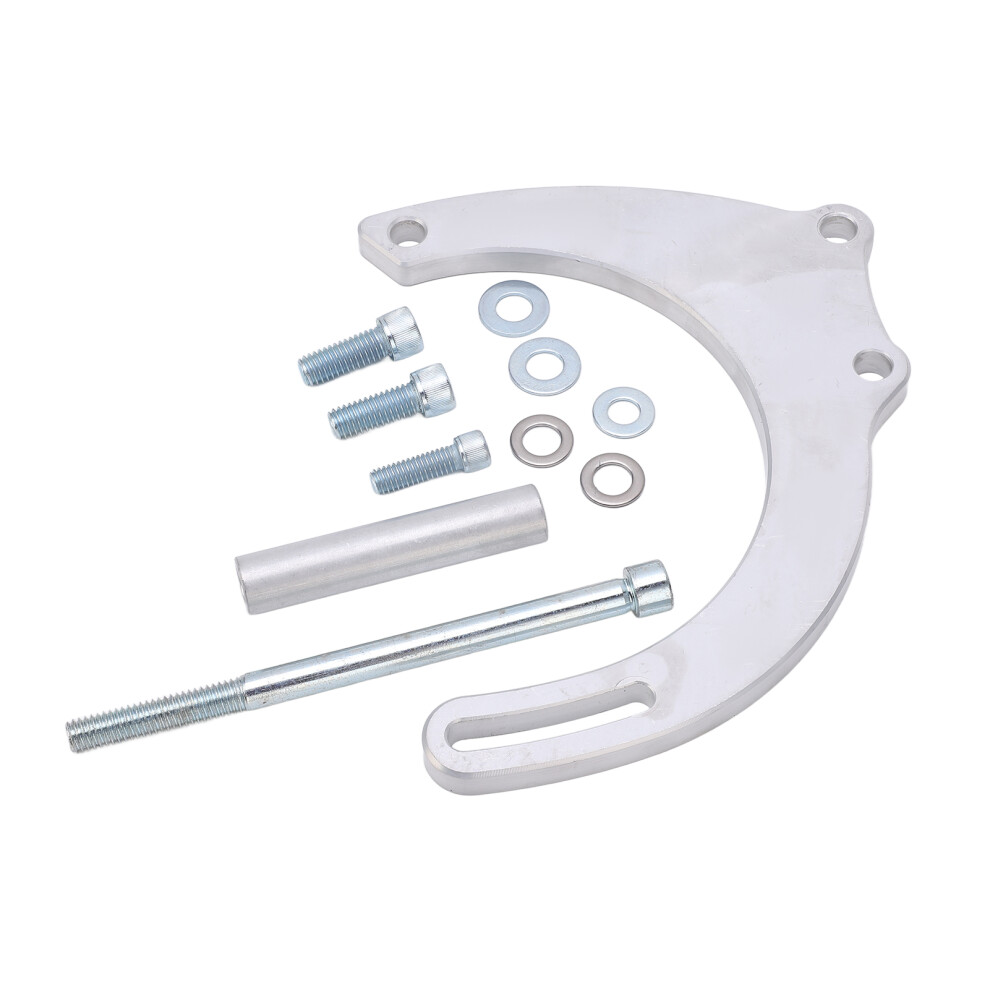 Long Water Pump Alternator Bracket Kit For Small Block Chevy Aluminum Replacement 7631357614652
