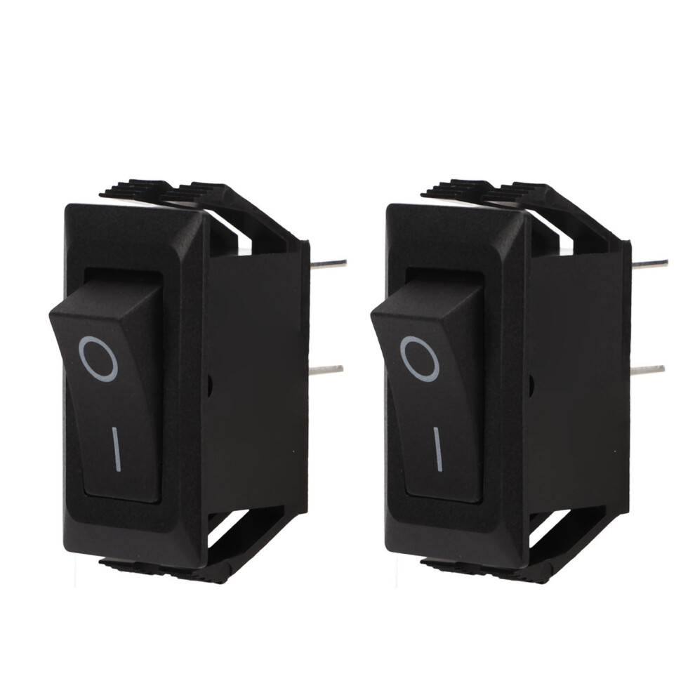 2Pcs 2-Position Rocker Switch 16A 125V Pa66 For Autos & Marine 4951357615224