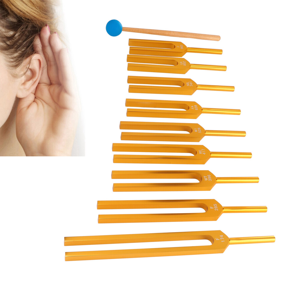Premium Resonant Tuning Fork Set in Aluminium Alloy Accurate Vibration Tuner