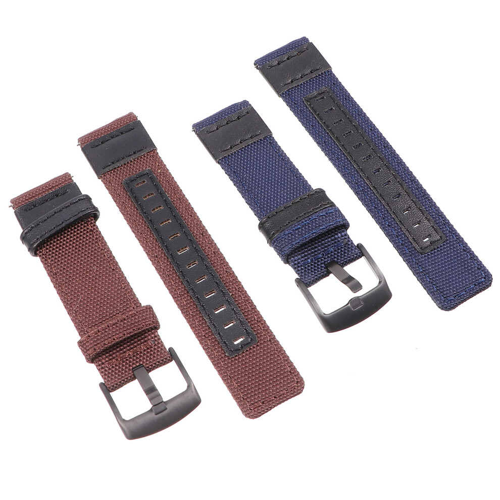 2Pcs Creative Nylon Canvas Watch Bands For Galaxy Watch S3 3432209193288