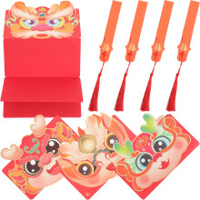 Worgeous Spring Festival Money Packets Red Envelopes Paper 4pcs