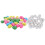 100Pcs Durable Plastic Simulation Bird Eggs Easter Party Decorations 1