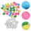 100Pcs Durable Plastic Simulation Bird Eggs Easter Party Decorations 5