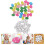 100Pcs Durable Plastic Simulation Bird Eggs Easter Party Decorations 3