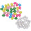 100Pcs Durable Plastic Simulation Bird Eggs Easter Party Decorations 6