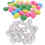 100Pcs Durable Plastic Simulation Bird Eggs Easter Party Decorations 4
