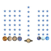 Festival Party Decorations Solar System Birthday Banner Star For