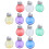60Pcs Silver Plastic Fillable Baubles for Xmas Hanging Decorations 1