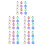 60Pcs Silver Plastic Fillable Baubles for Xmas Hanging Decorations 4