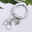 Pendant Key Ring Daddy Keyring Personalised For Father Man Chain 5