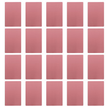 100Pcs Engraved Business Cards Rose Gold Aluminum Alloy Metal Sheets