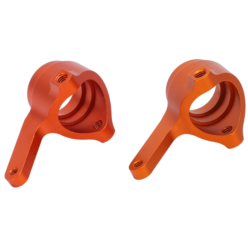 2Pcs Cnc Aluminum Rc Steering Knuckles For 1/7 & 1/8 Cars, Orange 8781357617821