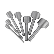 7-teiliger Lederlocher- und Schneide-Satz Halb-Rund-Design für Handwerk 10-40mm