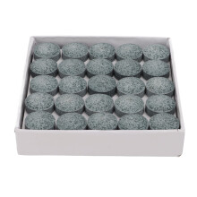 50 Stück 14 mm graue Ledertips für Queue, neutral, hart, Billard Ersatz