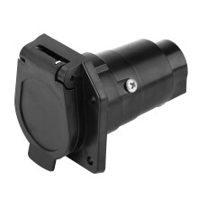 7 Pin Round Trailer Plug 7 Way Blade Socket for Caravan Towing Wiring Connector