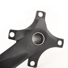 Aluminum Single Speed Crank Arm 170mm Black Alloy Lightweight