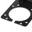 Robust Black Metal 7 Pin Trailer Socket Mounting Bracket for Caravan Towing 12