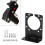 Robust Black Metal 7 Pin Trailer Socket Mounting Bracket for Caravan Towing 8