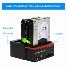 2.5/3.5 Zoll SATA IDE HDD Dockingstation USB SATA Festplatten Hub DE