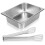 Stainless Hotel Pan Silver 1 Set 9.4x1.8x1.1in 2