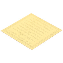 Delicate Golden Prayer Cards for Men Women Religious Gifts