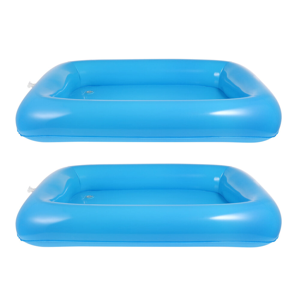 2Pcs White Inflatable Buffet Cooler Leakproof Outdoor Party Tray-image-OPC-PMPSXV8-NEW