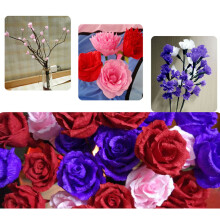 Crepe Paper Rolls Wrapping Paper Assorted Color 3 Packs