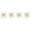 4pcs Wedding Ring Pillow Flower Holder 4