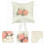 4pcs Wedding Ring Pillow Flower Holder 11
