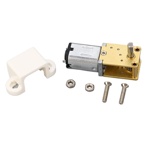 Turbo-Schneckengetriebemotor, Mikrobürstenmotor, 1