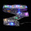 2Pcs Glowing Cloth Ribbon Lamp String Silver Xmas Tree Hanging Decor 10